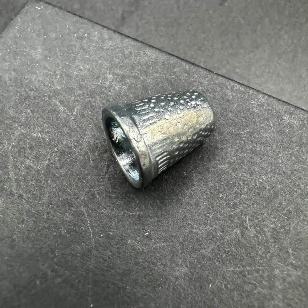 Vintage Monopoly Silver Thimble Replacement Game Piece